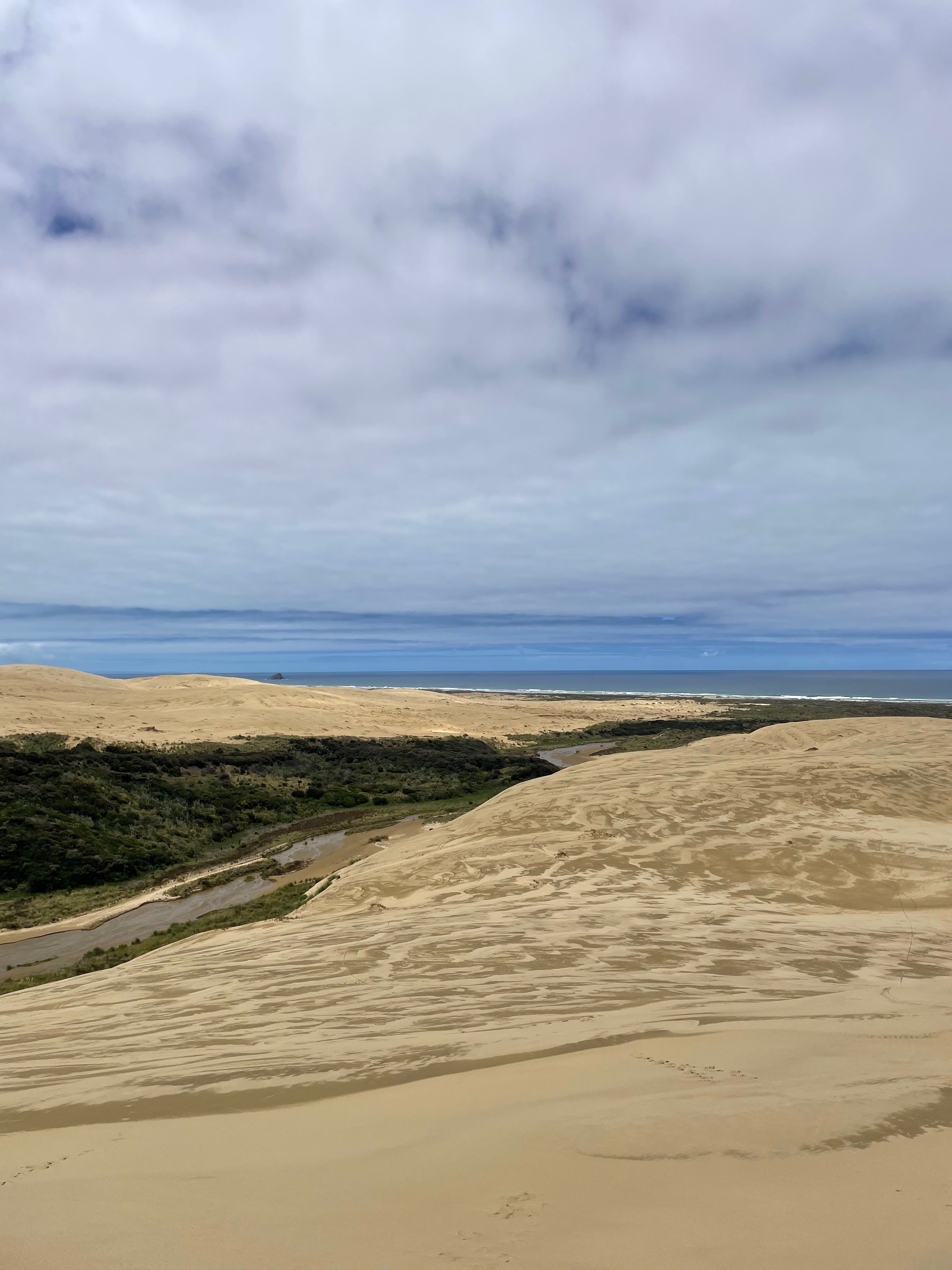 The Pacific in the distance