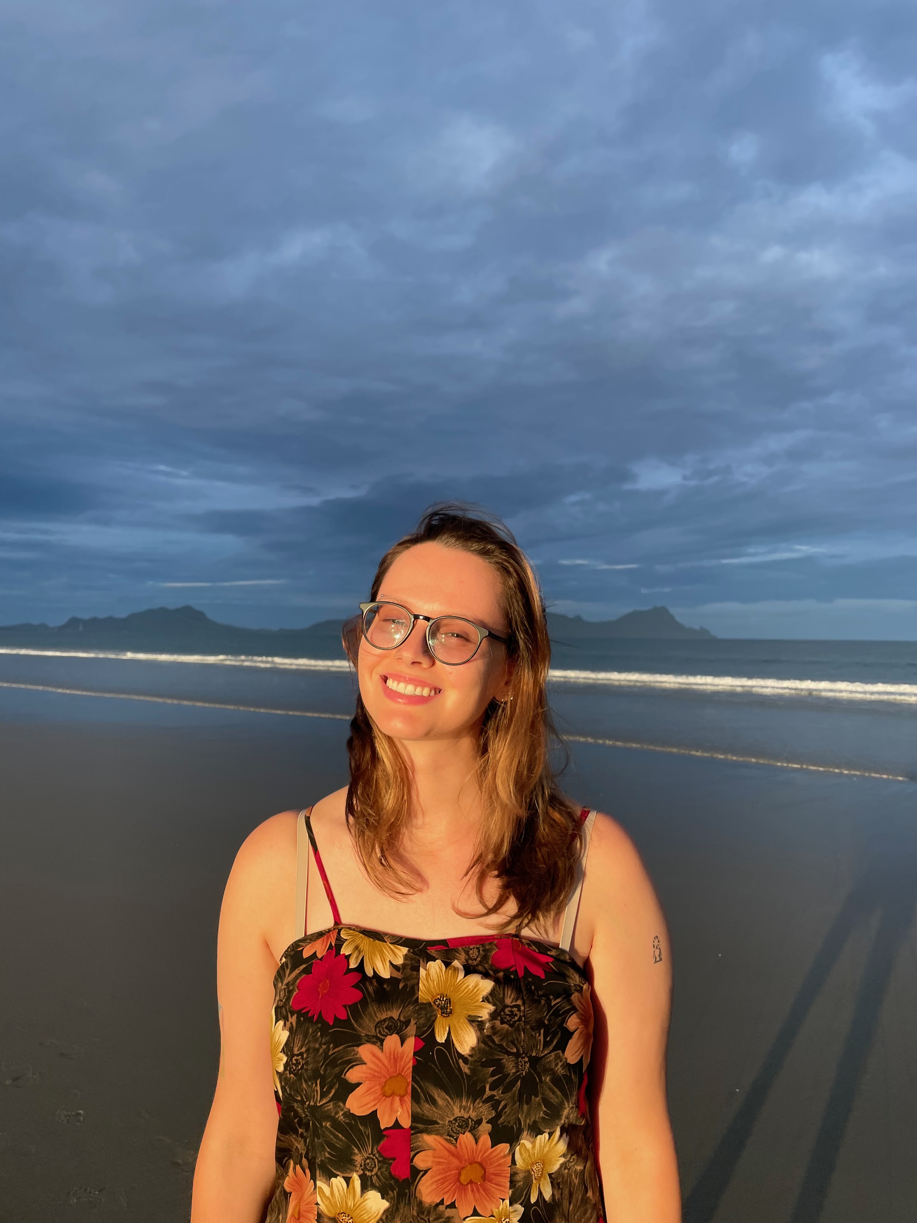 Golden hour on Waipu beach