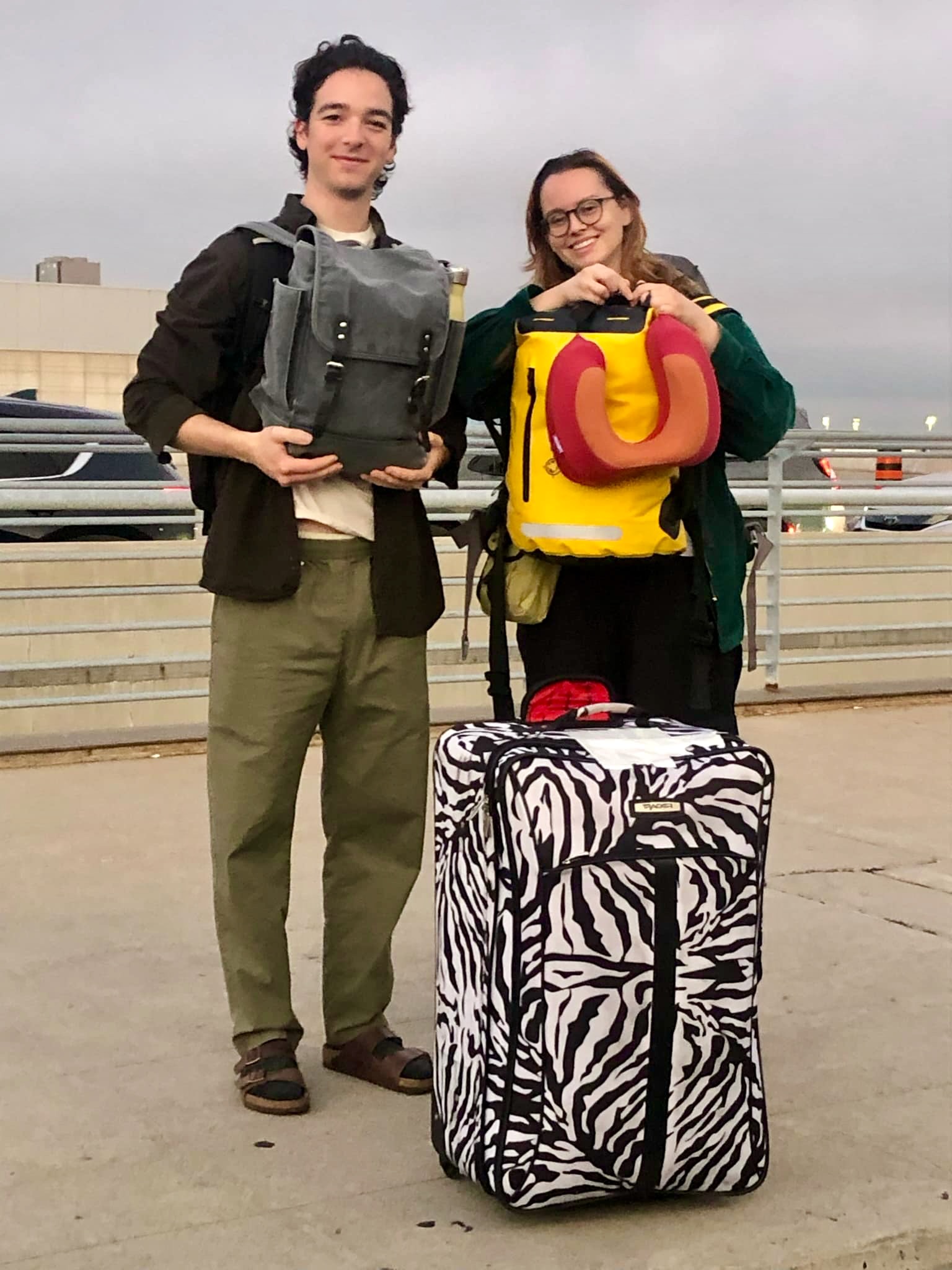 On the day of our departure